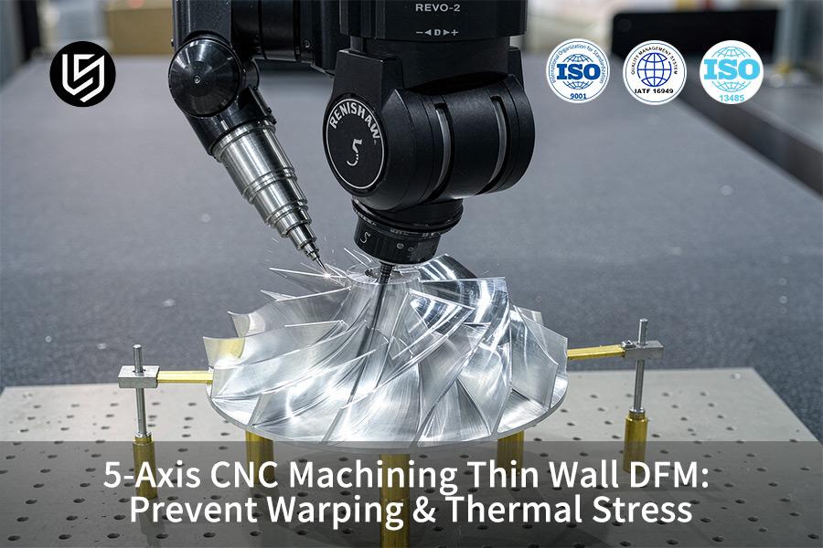 5-Axis CNC Machining Thin Wall DFM: Prevent Warping & Thermal Stress