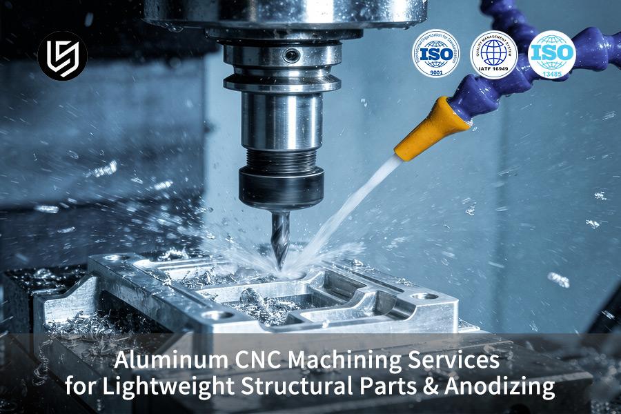 Aluminum CNC Machining Services For Lightweight Structural Parts & Anodizing