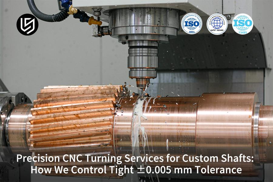 Precision CNC Turning Services For Custom Shafts: How We Control Tight ±0.005 mm Tolerance