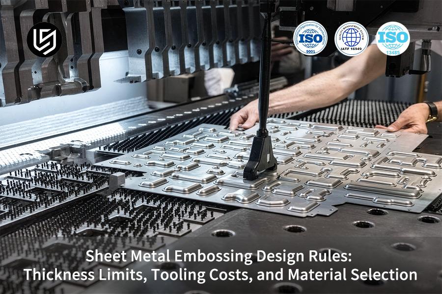 Sheet Metal Embossing Design Rules: Thickness Limits, Tooling Costs, And Material Selection