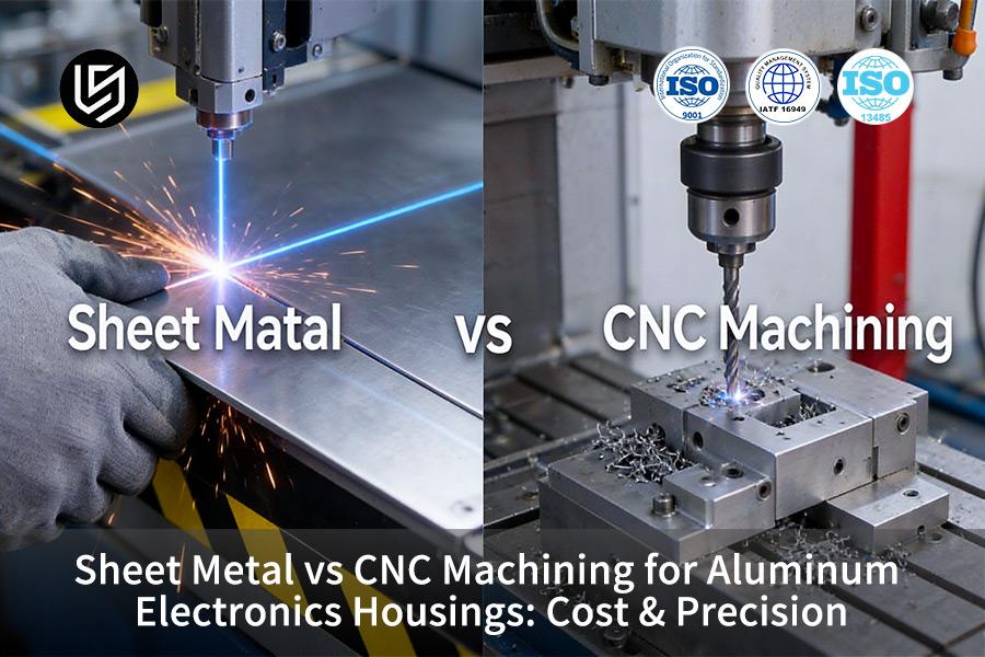 Sheet Metal VS CNC Machining For Aluminum Electronics Housings: Cost & Precision
