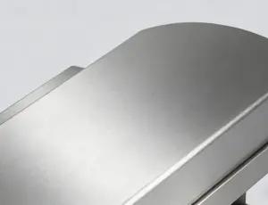 Brushed finish on aluminum extrusion