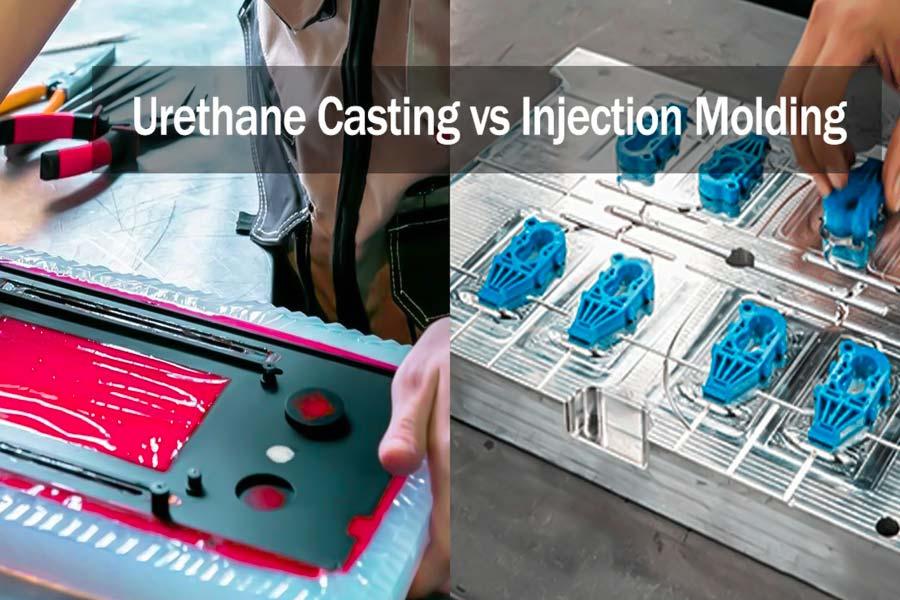 What is the difference between urethane casting and injection molding?