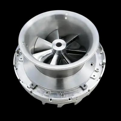 5-axis CNC machined component