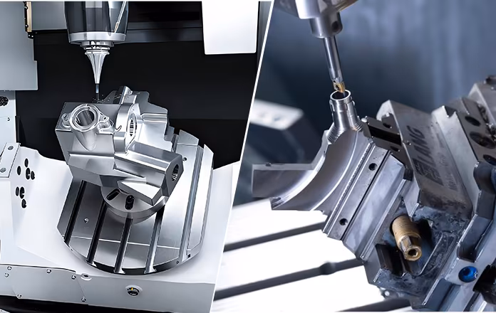 Simultaneous 5 Axis vs 3+2 Axis CNC Machining