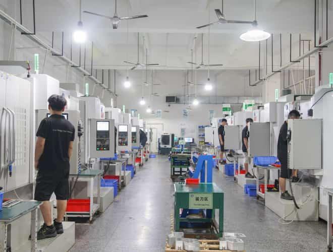 LS Manufacturing advanced CNC machining workshop