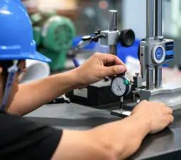 Metrology and quality lab for industrial equipment components