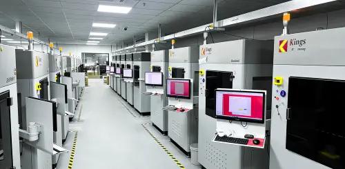 SLS 3D printing fast reliable delivery — industrial production facility