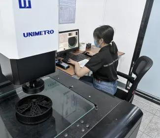 SLS 3D printing quality control — certified production facility