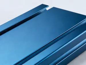 Electrophoresis finish on aluminum extrusion