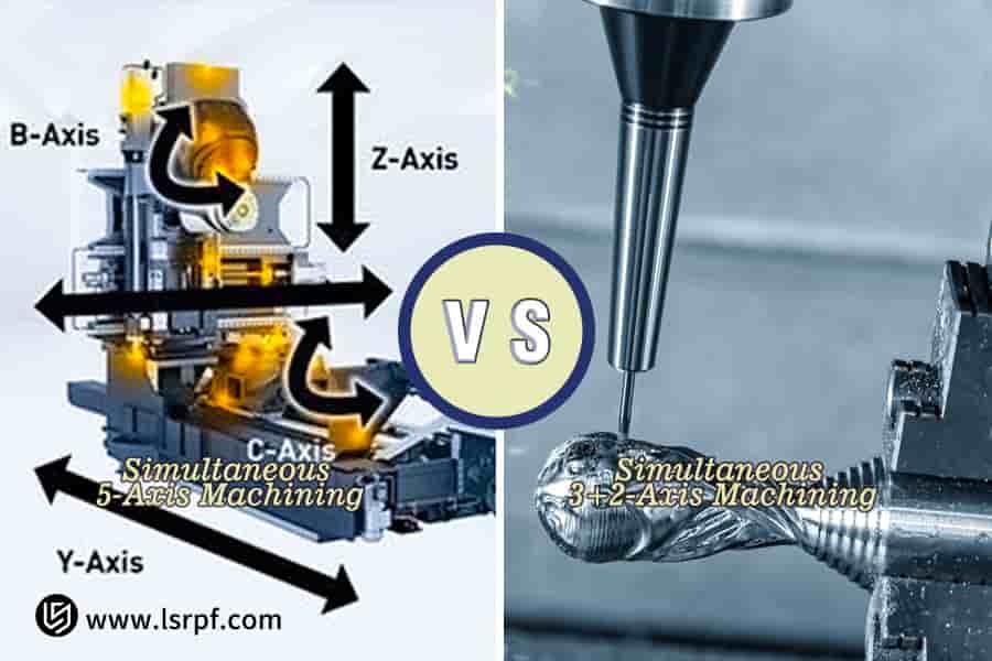 Одновременная 5-осевая и 3+2-осевая обработка: подробное руководство | LS Manufacturing