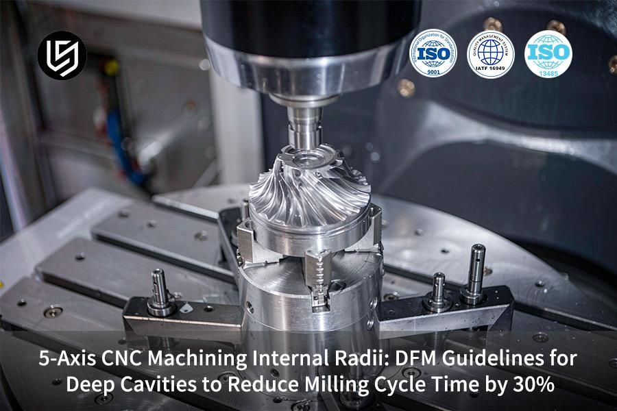 5-Axis CNC Machining Internal Radii: DFM Guidelines For Deep Cavities To Reduce Milling Cycle Time By 30%