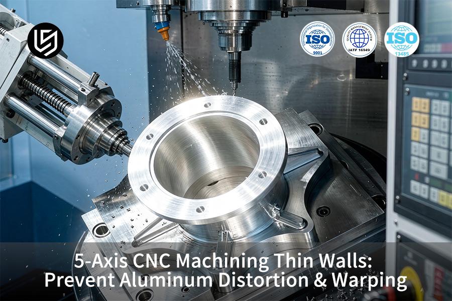 5-Axis CNC Machining Thin Walls: Prevent Aluminum Distortion & Warping