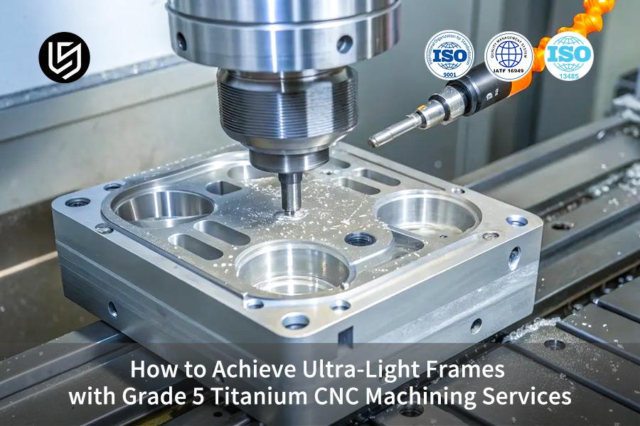 Come ottenere montature ultraleggere con i servizi di lavorazione CNC in titanio di grado 5