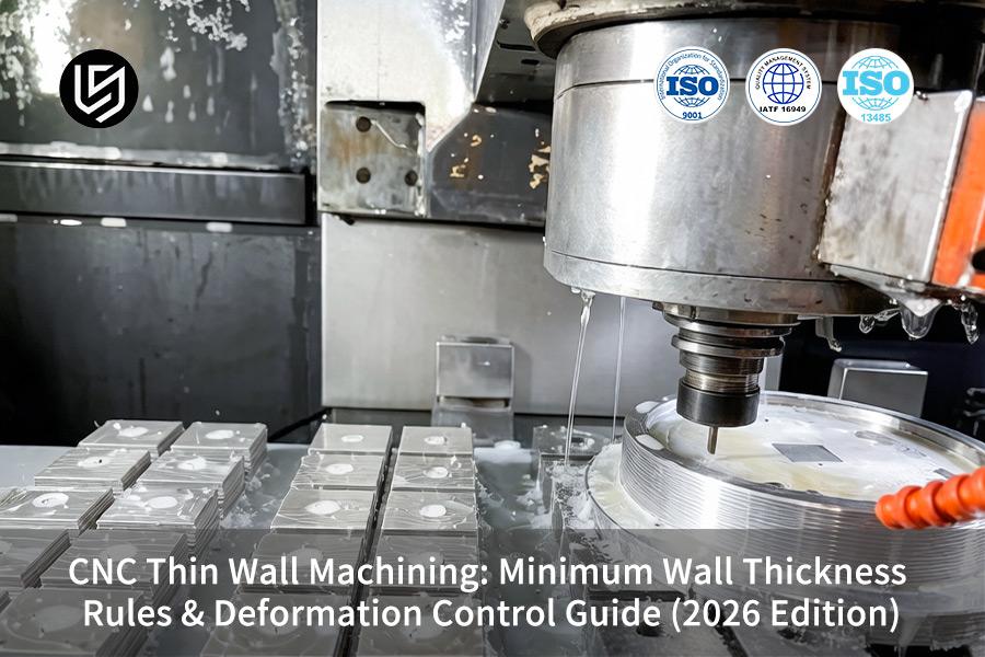 CNC Thin Wall Machining: Minimum Wall Thickness Rules & Deformation Control Guide (2026 Edition)