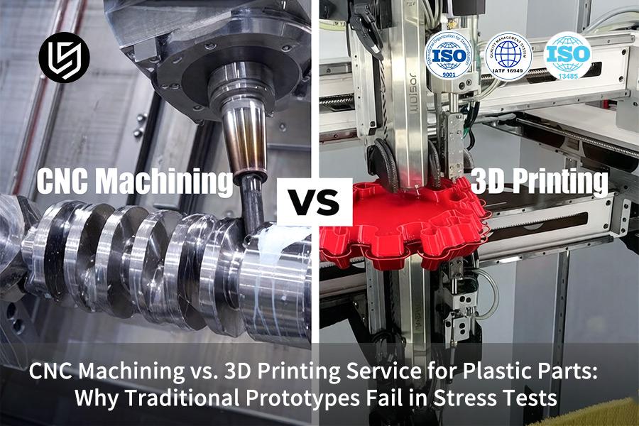 Lavorazione CNC VS. Servizio di stampa 3D per parti in plastica: perché i prototipi tradizionali falliscono negli stress test