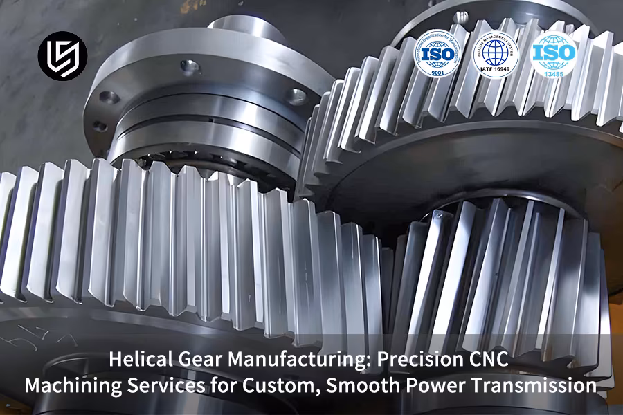Helical Gear Manufacturing: Precision CNC Machining Services For Custom, Smooth Power Transmission