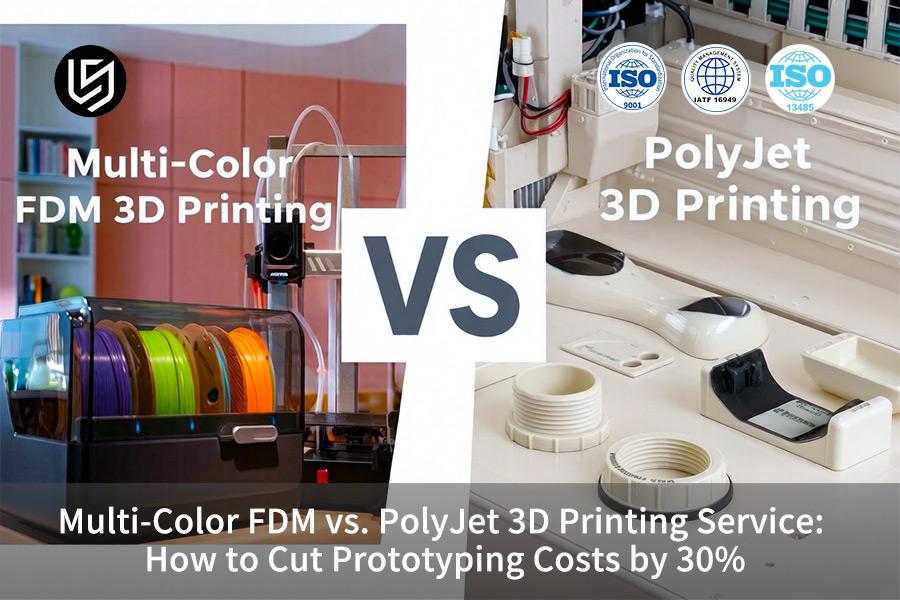 FDM multicolore VS. Servizio di stampa 3D PolyJet: come ridurre i costi di prototipazione del 30%