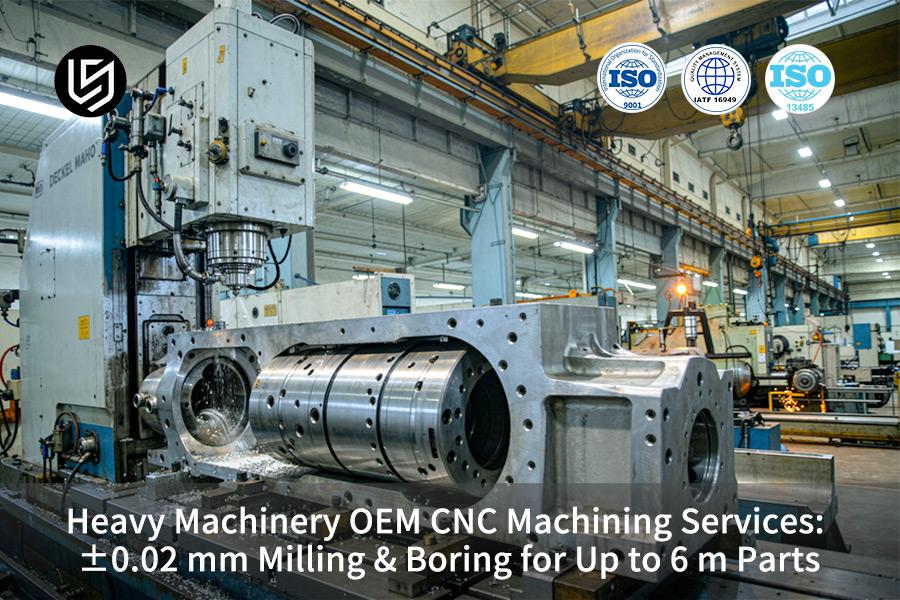 Heavy Machinery OEM CNC Machining Services: ±0.02 mm Milling & Boring For Up To 6 m Parts
