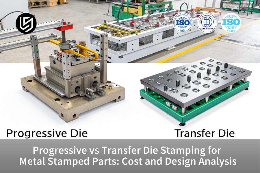 Progressive vs Transfer Die Stamping for Metal Stamped Parts: Cost and Design Analysis