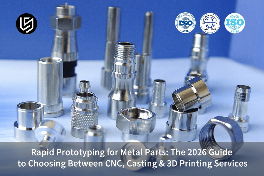 Rapid Prototyping For Metal Parts: The 2026 Guide To Choosing Between CNC, Casting & 3D Printing Services
