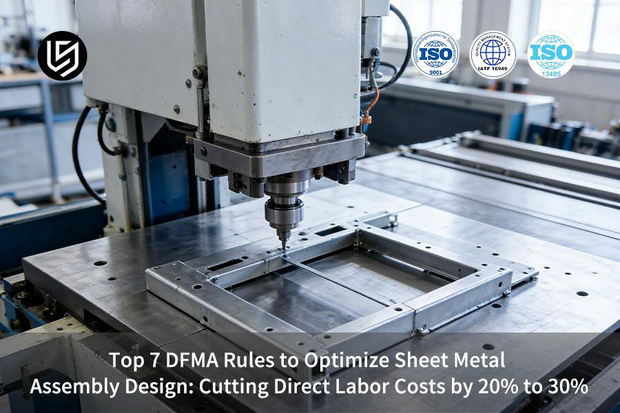 Top 7 DFMA Rules To Optimize Sheet Metal Assembly Design: Cutting Direct Labor Costs By 20% To 30%