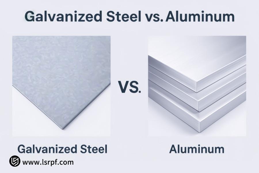 Verzinkter Stahl und Aluminium, was ist teurer?