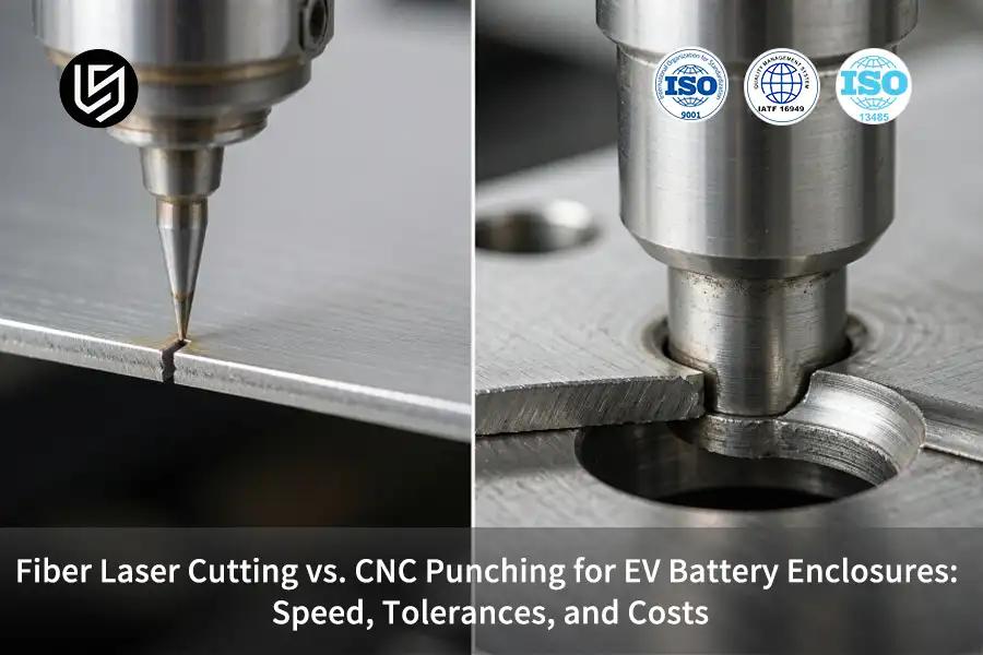 Fiber Laser Cutting vs. CNC Punching for EV Battery Enclosures: Speed, Tolerances, and Costs