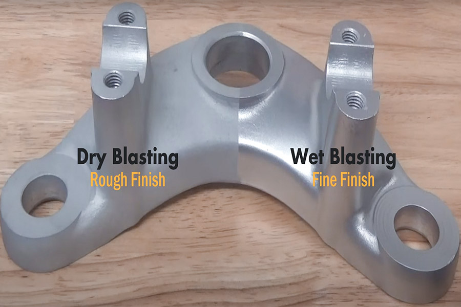   Dry Blasting VS Wet Blasting