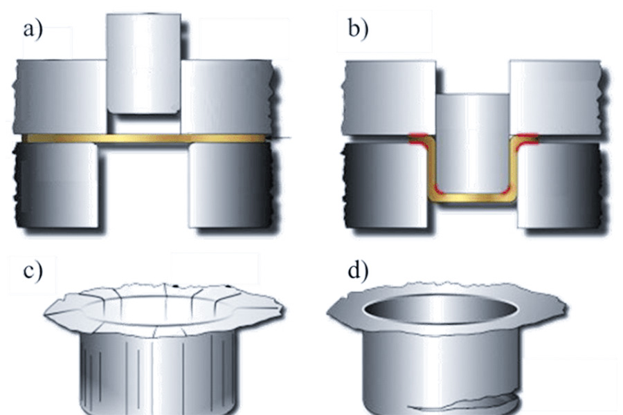 Defects of deep drawing stamping