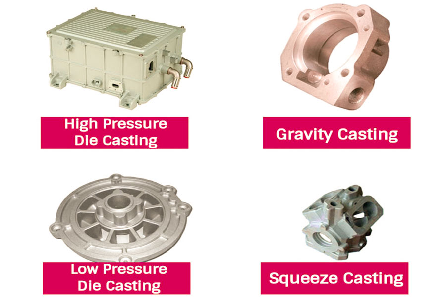 Low pressure casting compared with others